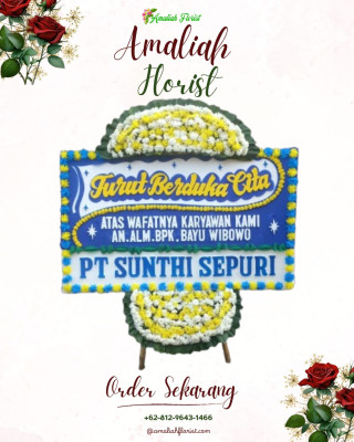 Papan Bunga Duka di Nagrak Selatan